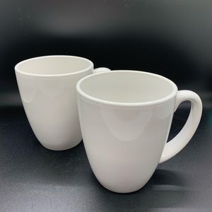 Set of 2 CORELLE STONEWARE coffee mugs